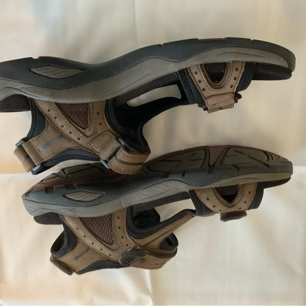 ABEO Cayucos Men’s Sandals, Size 11, Full Grain Leather